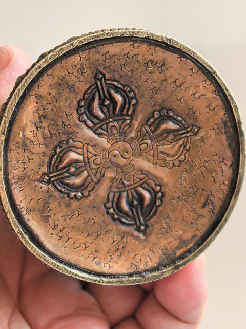 古玩銅器銅佛塔真品鑒賞圖