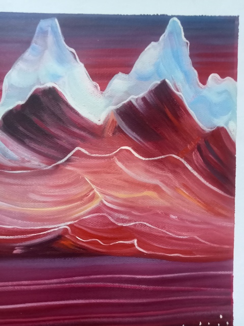 古玩字畫黃建南油畫金色光年真品鑒賞圖