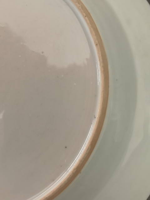 古玩陶瓷粉彩盤真品鑒賞圖