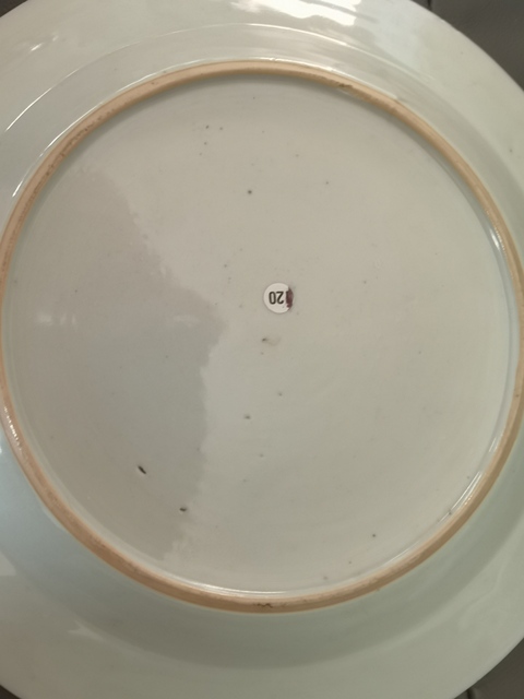 古玩陶瓷粉彩盤真品鑒賞圖