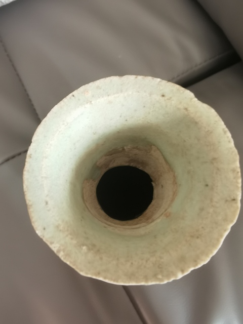 古玩陶瓷影青模印紋瓶真品鑒賞圖