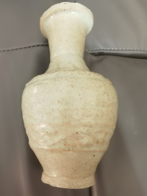 古玩陶瓷影青模印紋瓶真品鑒賞圖