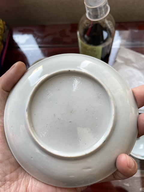 古玩陶瓷雍正·粉彩博古花卉紋杯碟一套 真品鑒賞圖