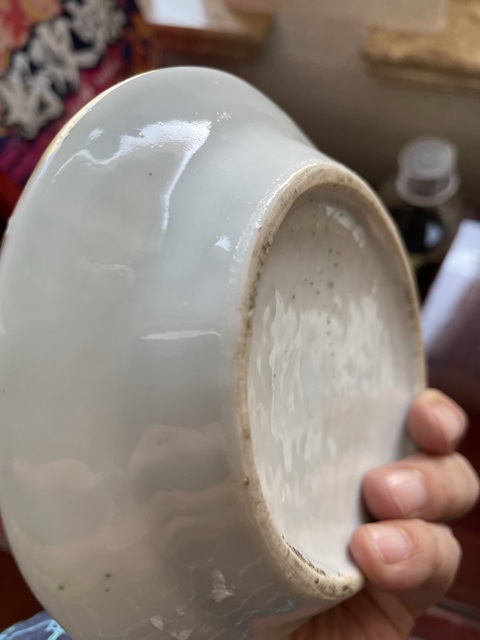 古玩陶瓷晚清·廣彩人物故事紋橢圓盤 真品鑒賞圖