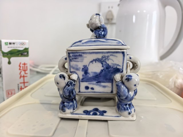 古玩陶瓷青花香薰爐真品鑒賞圖