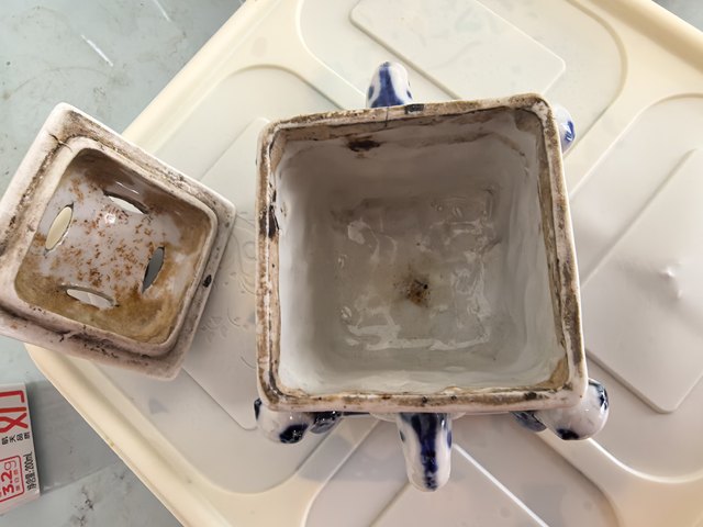 古玩陶瓷青花香薰爐真品鑒賞圖