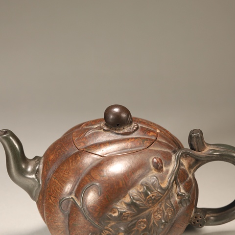 古玩雜項南瓜壺真品鑒賞圖