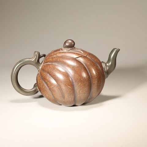 古玩雜項南瓜壺真品鑒賞圖