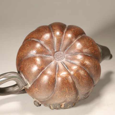 古玩雜項南瓜壺真品鑒賞圖