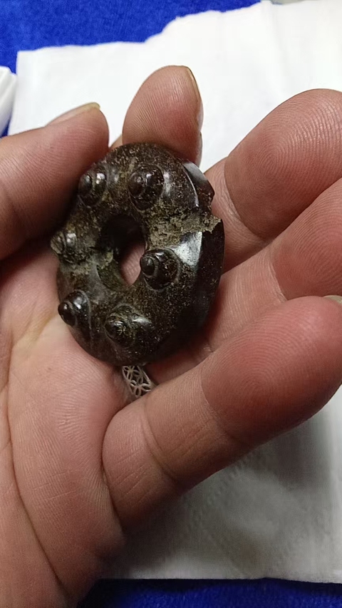 古玩玉器做舊仿古“玉璧”真品鑒賞圖