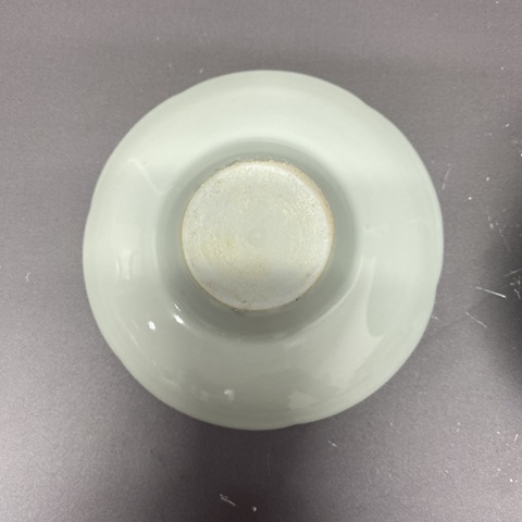 古玩陶瓷綠釉三才蓋杯真品鑒賞圖