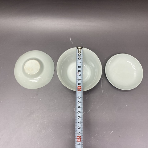 古玩陶瓷綠釉三才蓋杯真品鑒賞圖