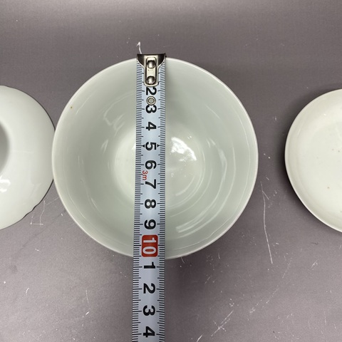 古玩陶瓷胭脂紅釉三才蓋杯真品鑒賞圖