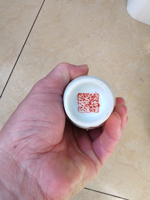 古玩陶瓷民國 青綠山水紋蒜頭瓶真品鑒賞圖