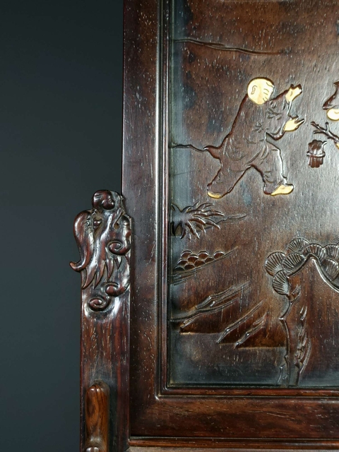 古玩雜項插屏真品鑒賞圖