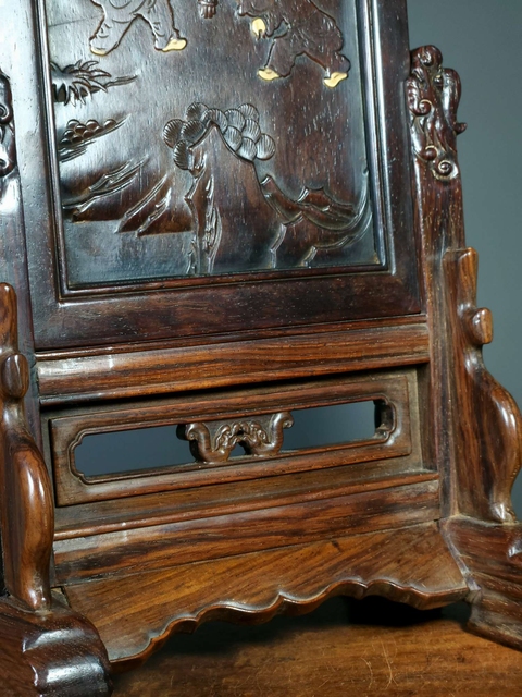 古玩雜項插屏真品鑒賞圖