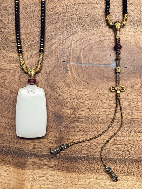 古玩玉器和田玉雕“平安無事牌”真品鑒賞圖