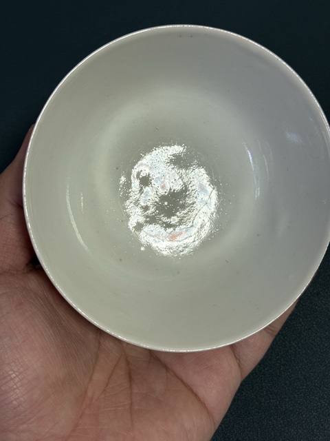 古玩陶瓷百花不落粉彩小碗真品鑒賞圖