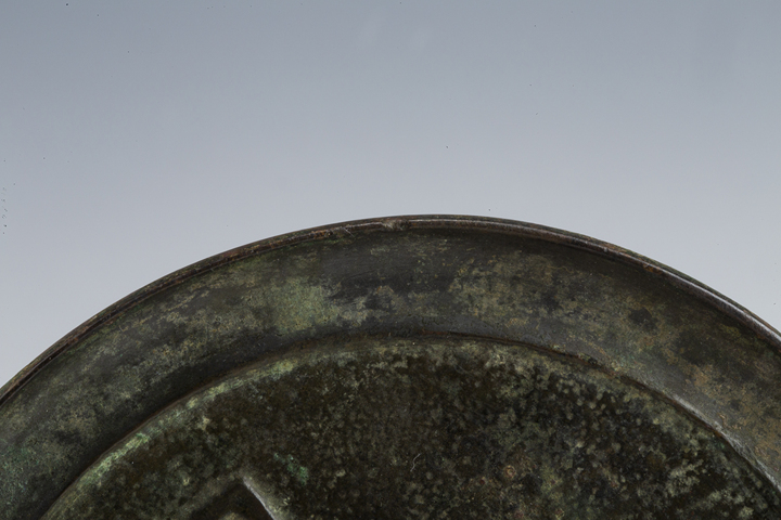 古玩陶瓷明代·五子登科銅鏡真品鑒賞圖