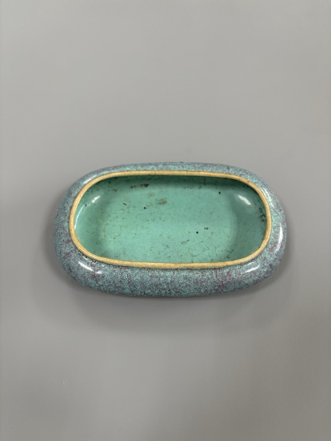 古玩陶瓷爐鈞釉洗真品鑒賞圖