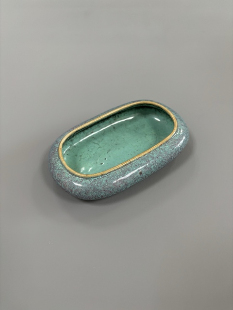 古玩陶瓷爐鈞釉洗真品鑒賞圖