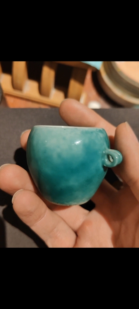 古玩陶瓷鳥食罐真品鑒賞圖