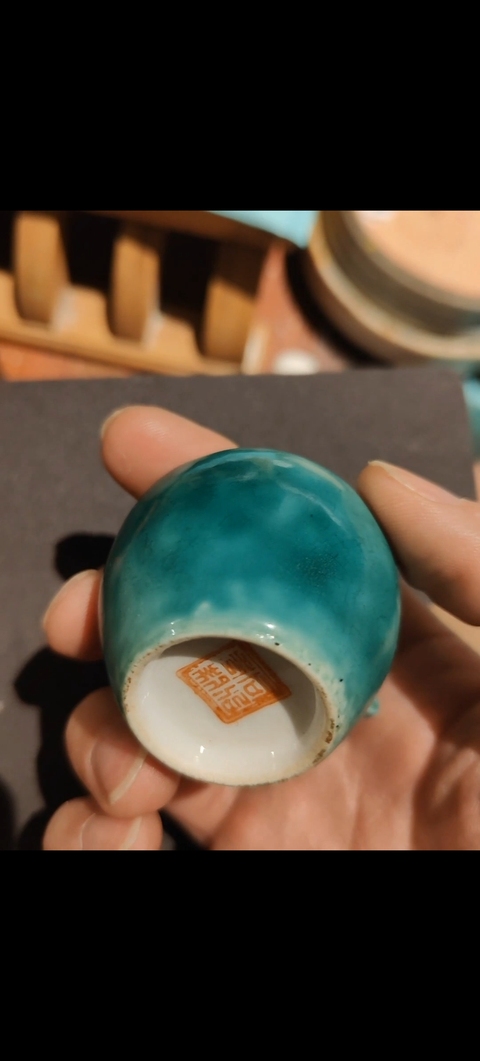 古玩陶瓷鳥食罐真品鑒賞圖