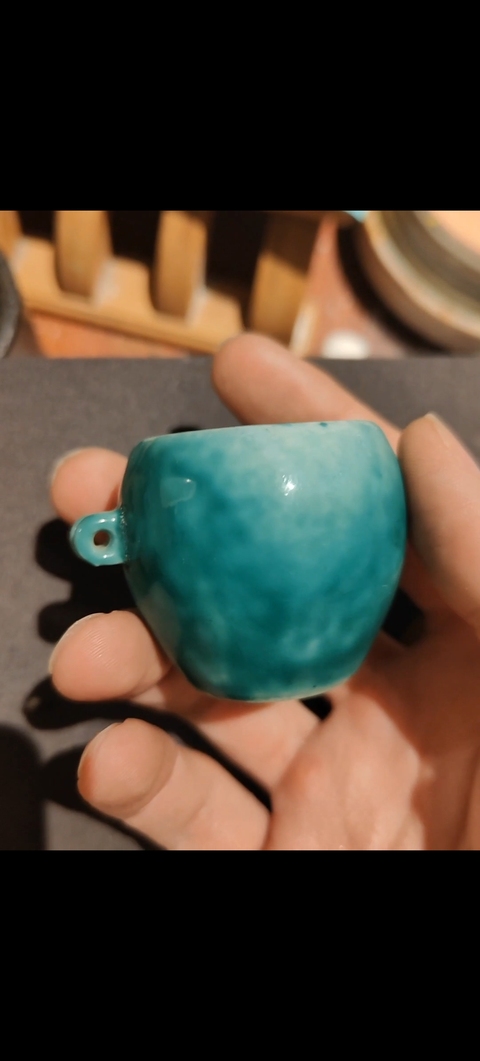 古玩陶瓷鳥食罐真品鑒賞圖