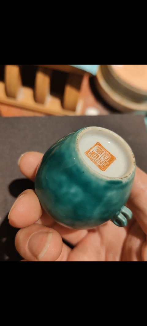 古玩陶瓷鳥食罐真品鑒賞圖