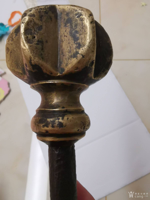 古玩銅器銅錘真品鑒賞圖