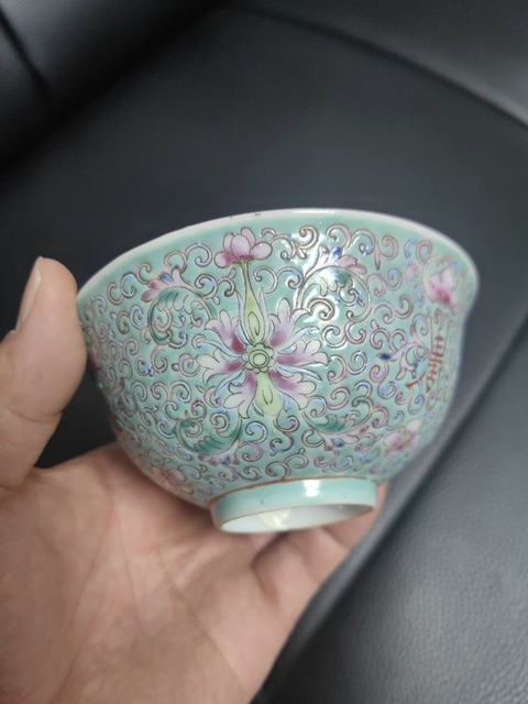 古玩陶瓷福壽紋粉彩碗拍賣，當前價格2200元