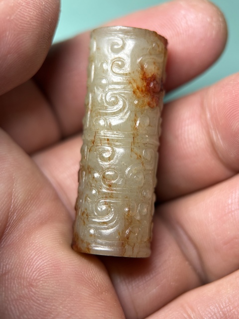 古玩玉器戰國紅沁勒子拍賣，當前價格49800元