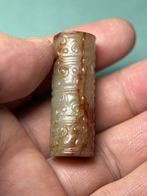 古玩玉器戰國紅沁勒子拍賣，當前價格49800元