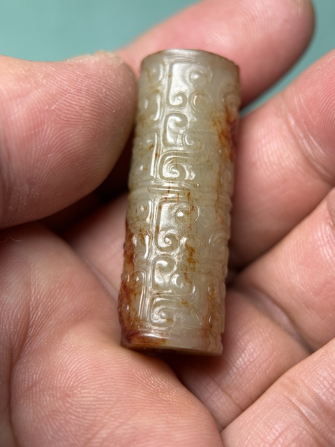 古玩玉器戰國紅沁勒子拍賣，當前價格49800元