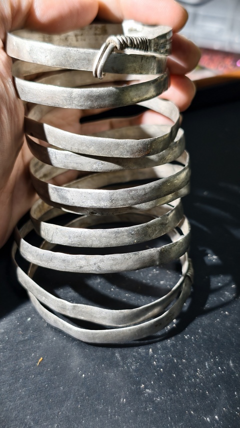 古玩雜項宋代·銀臂釧 真品鑒賞圖