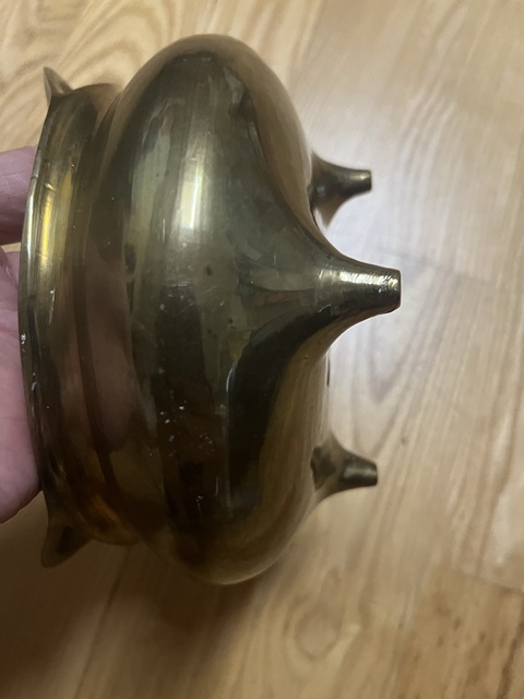 古玩銅器銅爐真品鑒賞圖