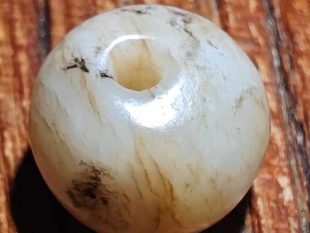 古玩玉器提油仿古“玉珠”真品鑒賞圖