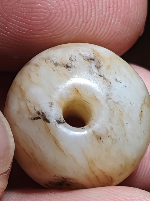 古玩玉器提油仿古“玉珠”真品鑒賞圖