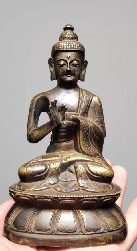 古玩銅器造像真品鑒賞圖