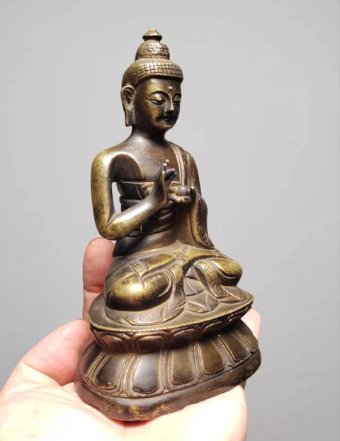 古玩銅器造像真品鑒賞圖