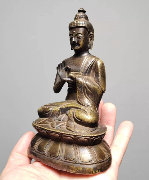 古玩銅器造像真品鑒賞圖