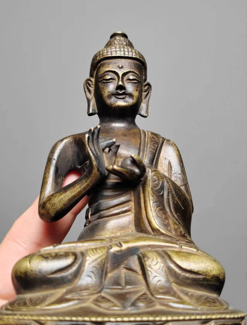 古玩銅器造像真品鑒賞圖