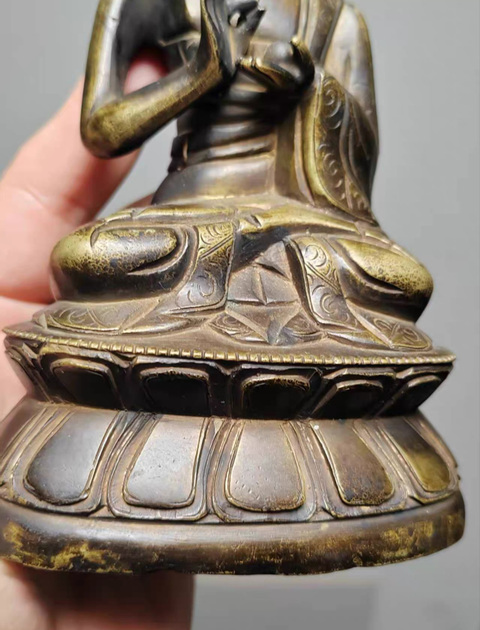 古玩銅器造像真品鑒賞圖