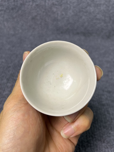 古玩陶瓷藍(lán)地軋道龍紋杯真品鑒賞圖