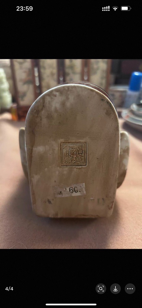 古玩陶瓷人物像真品鑒賞圖