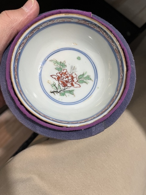 古玩陶瓷青花五彩碗真品鑒賞圖