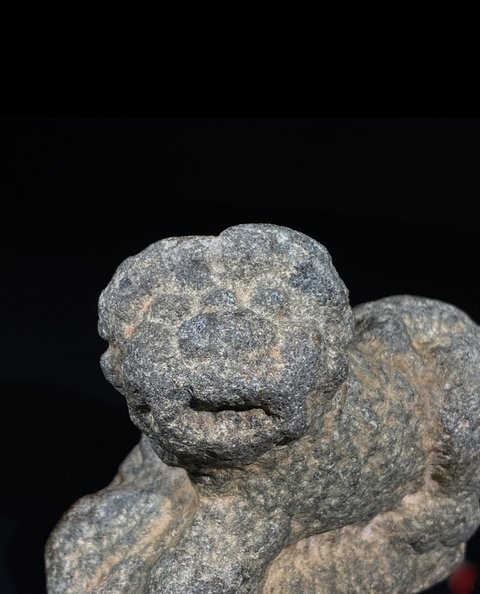 古玩雜項石獅真品鑒賞圖