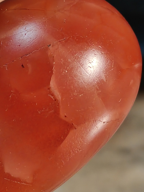 古玩玉器老南紅掛墜真品鑒賞圖