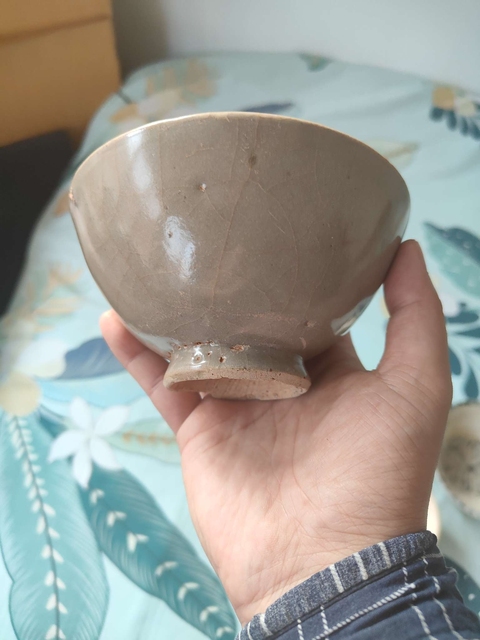 古玩陶瓷龍泉窯系青瓷碗真品鑒賞圖