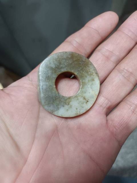 古玩玉器仿古玉璧真品鑒賞圖